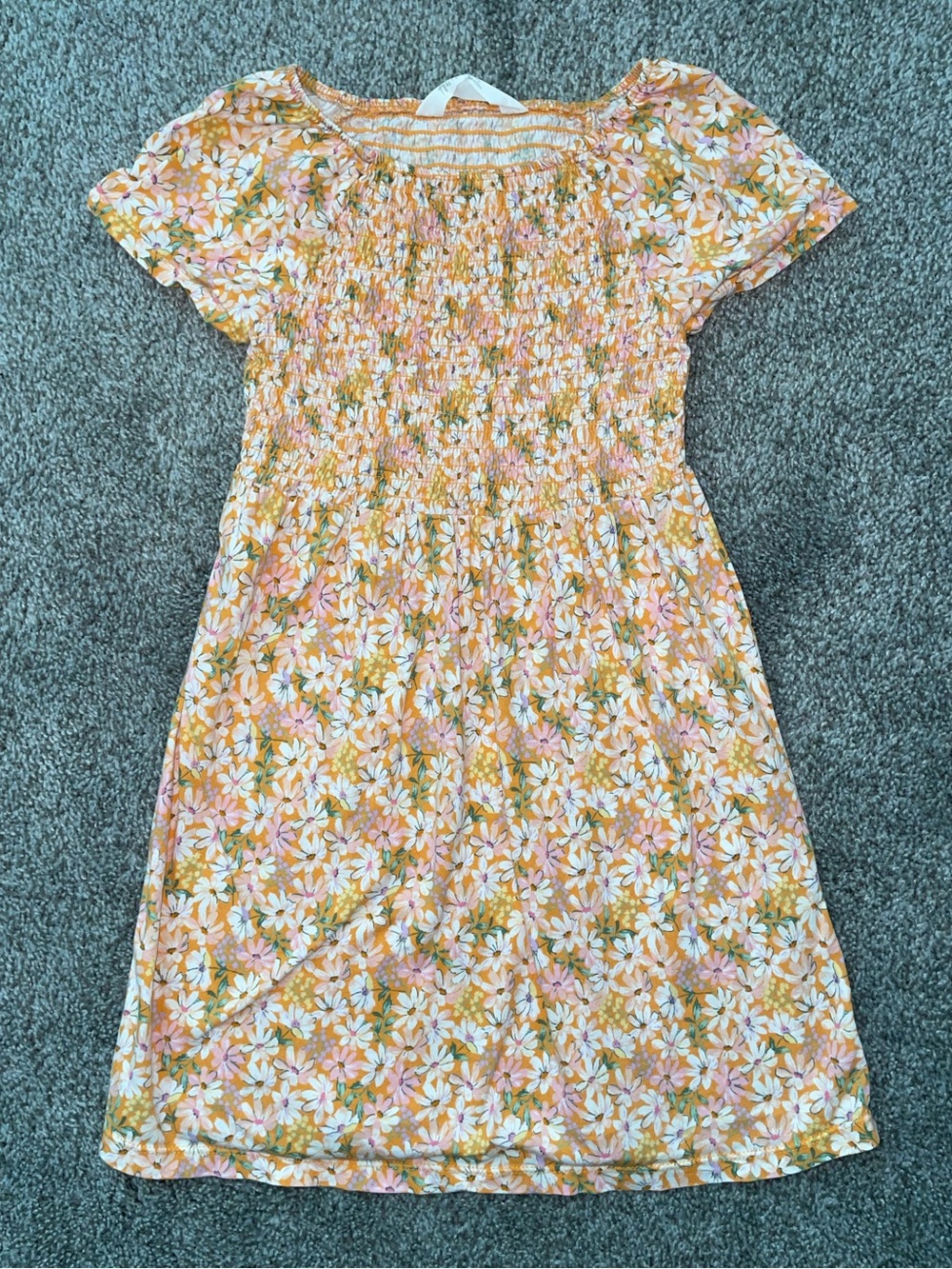 H&M girls smocked floral dress sz 5T
